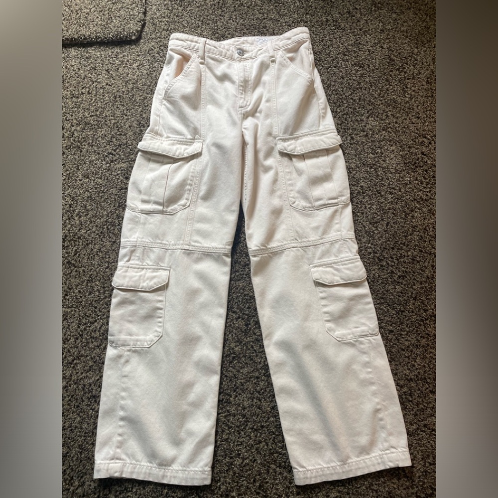 Rag and Bone Featherweight Cailyn Cotton-Blend Cargo Pants size 25